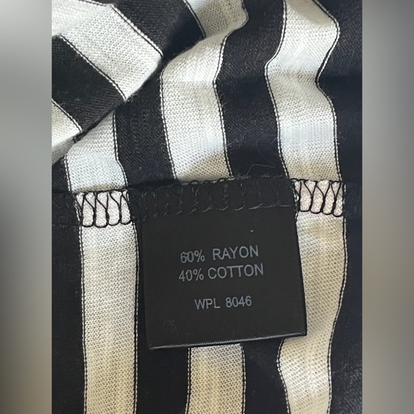 NWT I.N.C. International Concepts Cowl Neck striped top size 1X - Picture 8 of 14